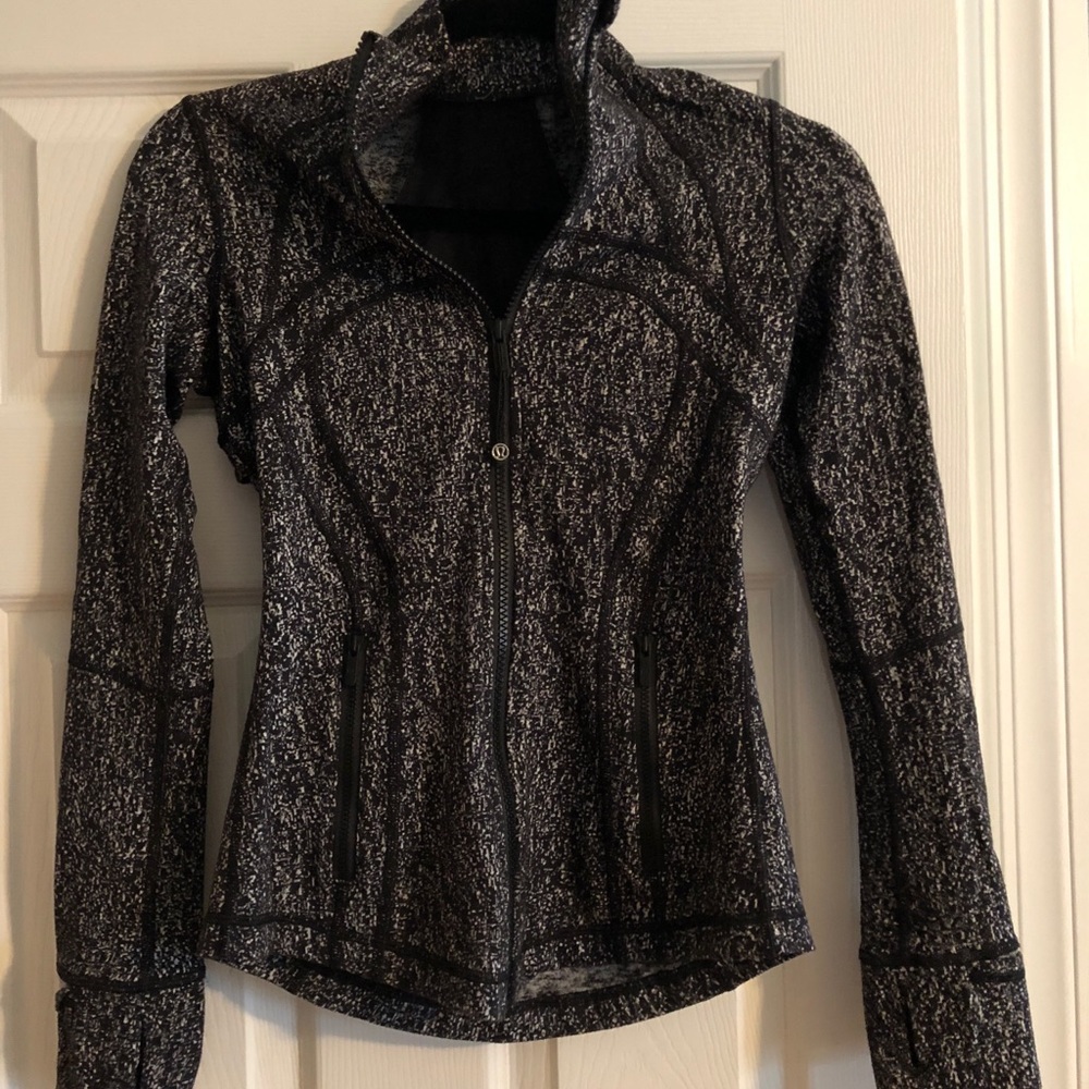 Lululemon full zip jacket.  Worn one time.  Size 2